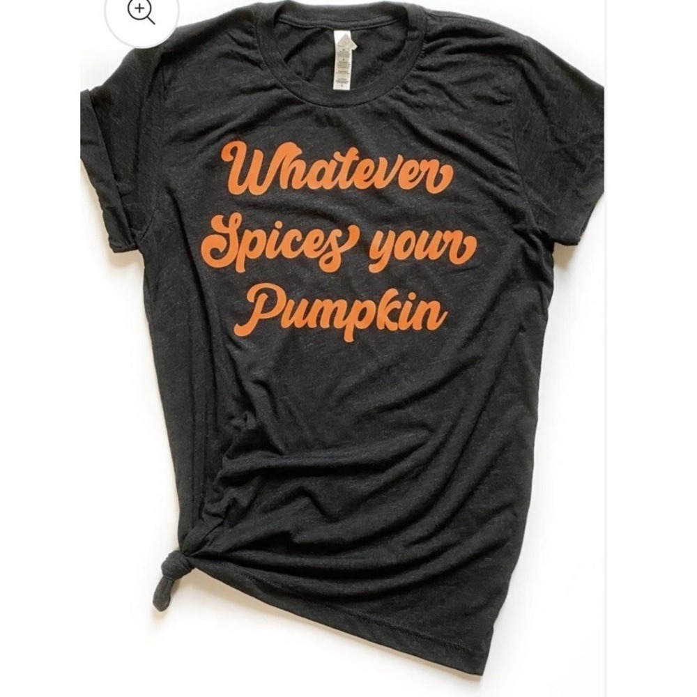 Whatever Spices Your Pumpkin Graphic Tee Womens S Fall Autumn Vtg Style T Shirtβ